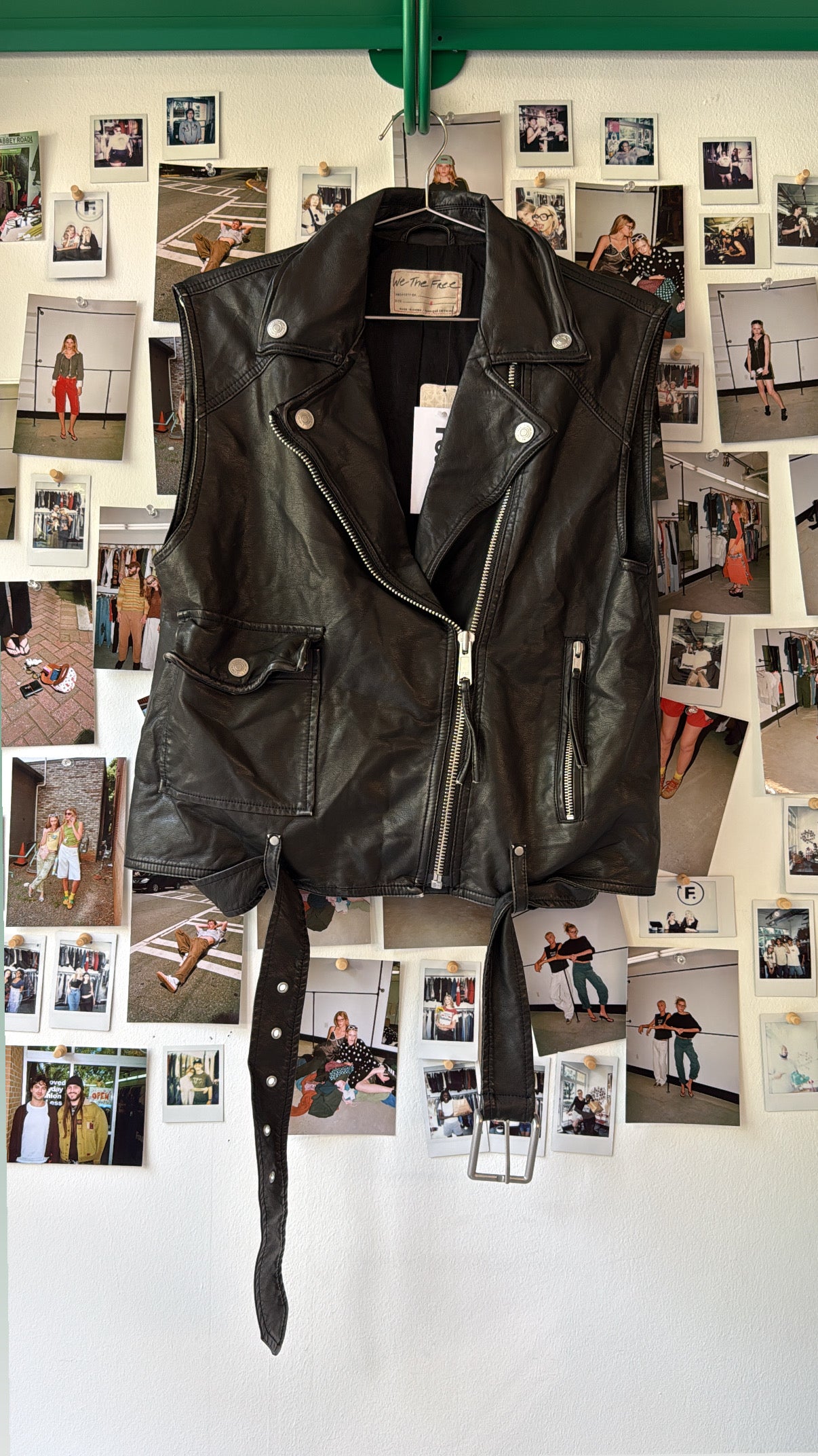 We the free  NWT pleather vest  Tops
