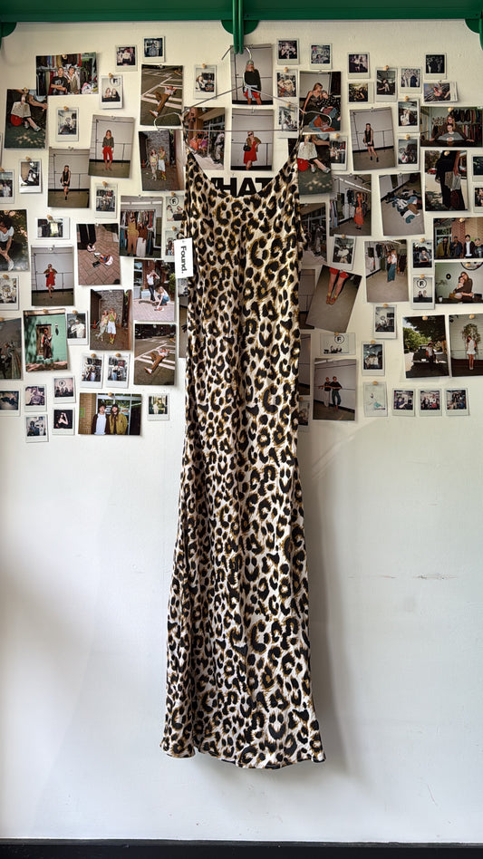 Conditions Apply Cheetah Print Slip Dresses