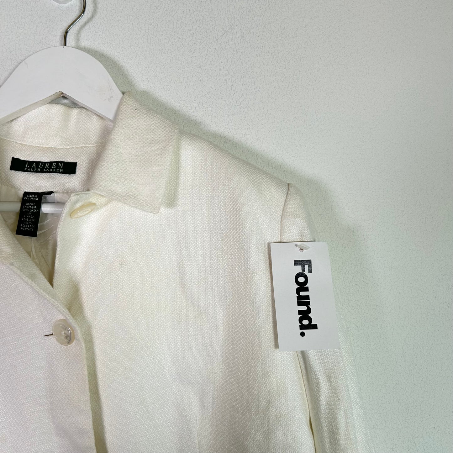 ralph lauren 100% linen blazer Tops