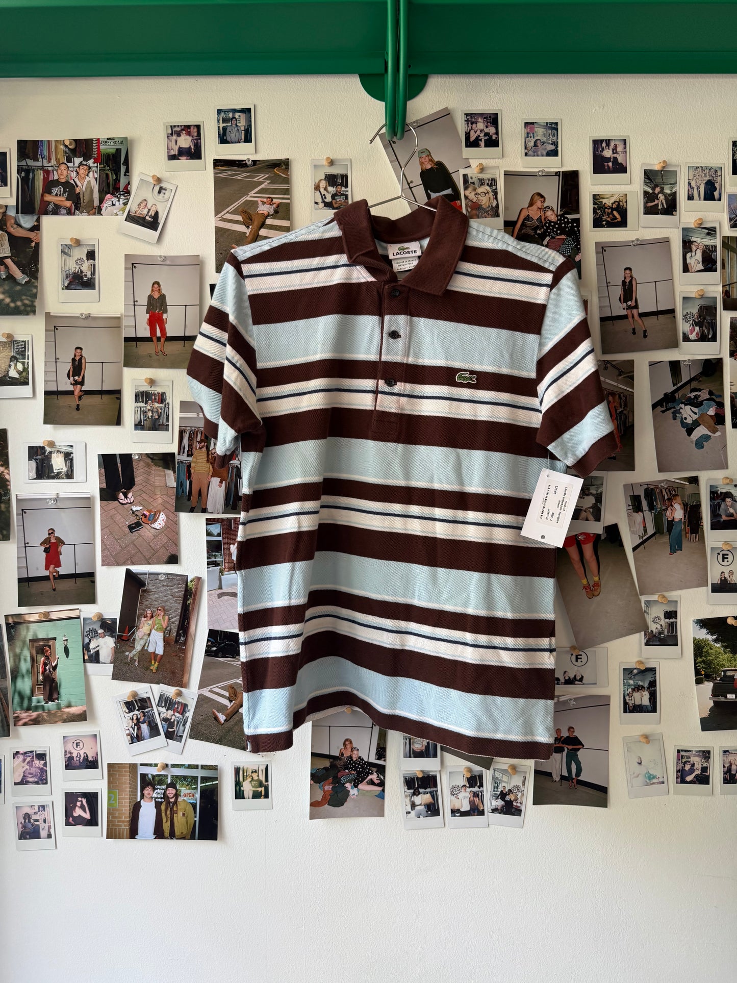 Lacoste  striped polo  Tops