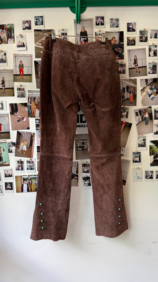roper  suede pants  Bottoms