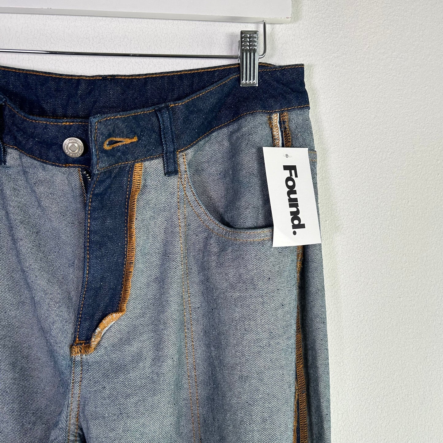 Reclaimed Vintage inside-out denim jeans Bottoms
