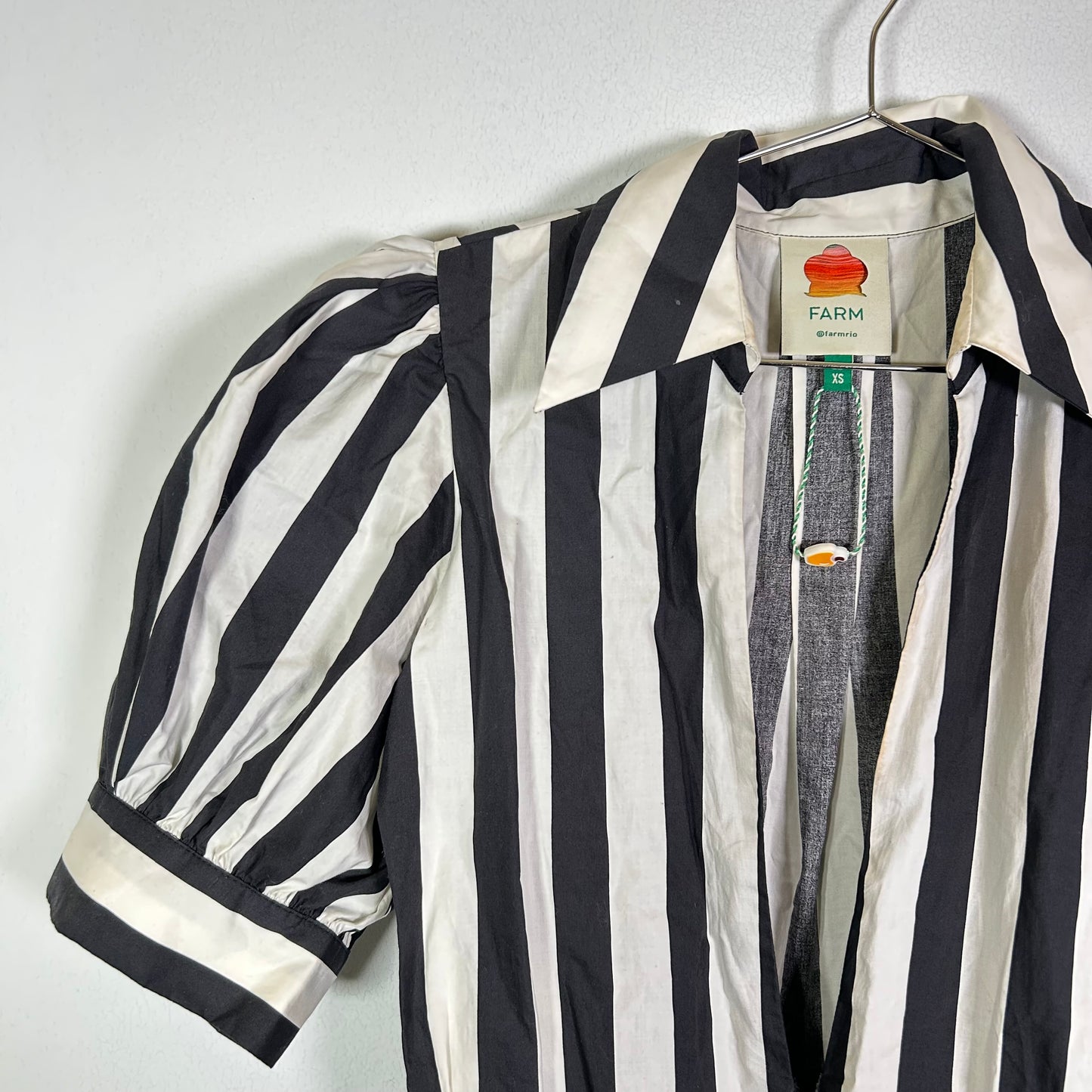 Farm Rio striped mini dress Dresses