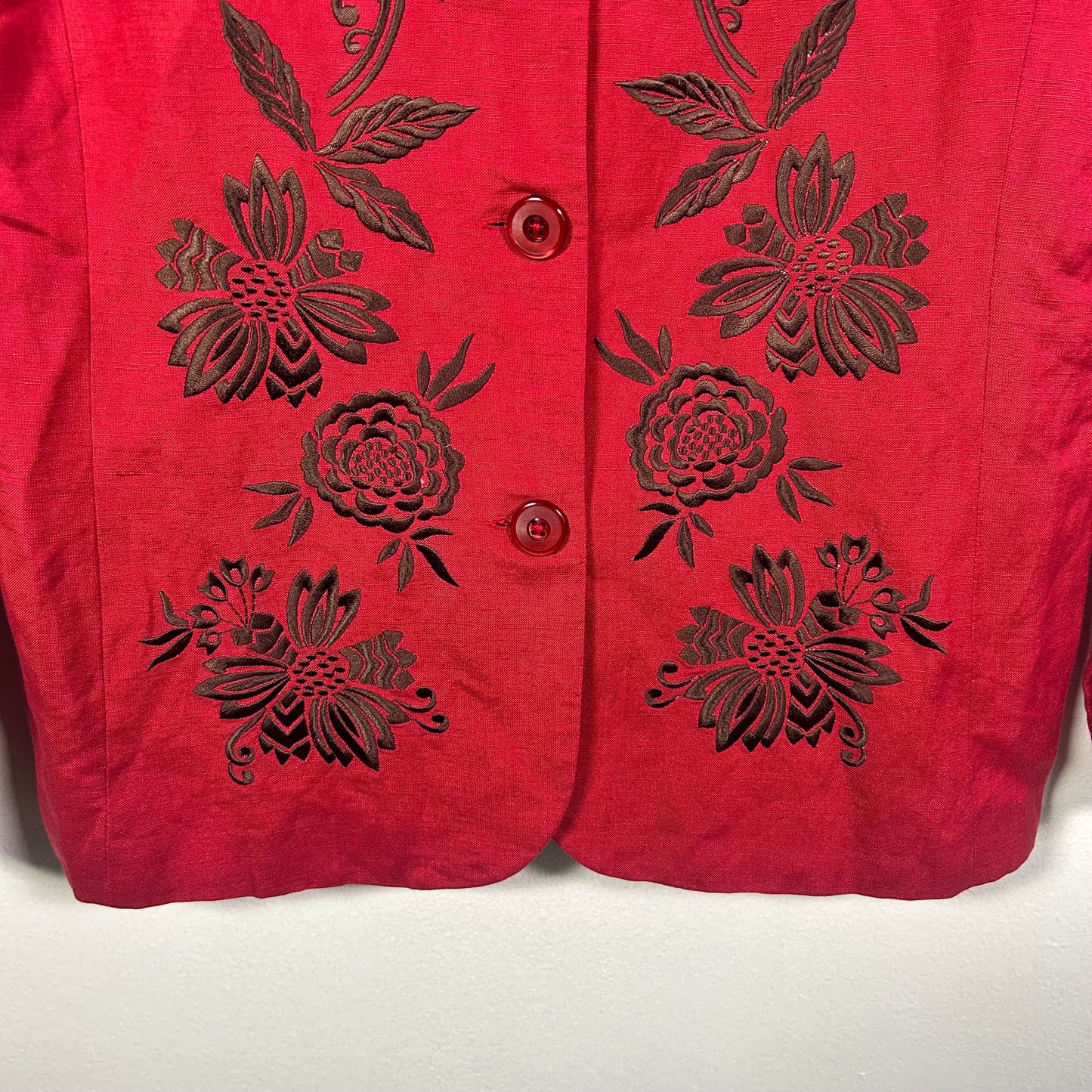 Victor Cass Pattern Blazer Outerwear