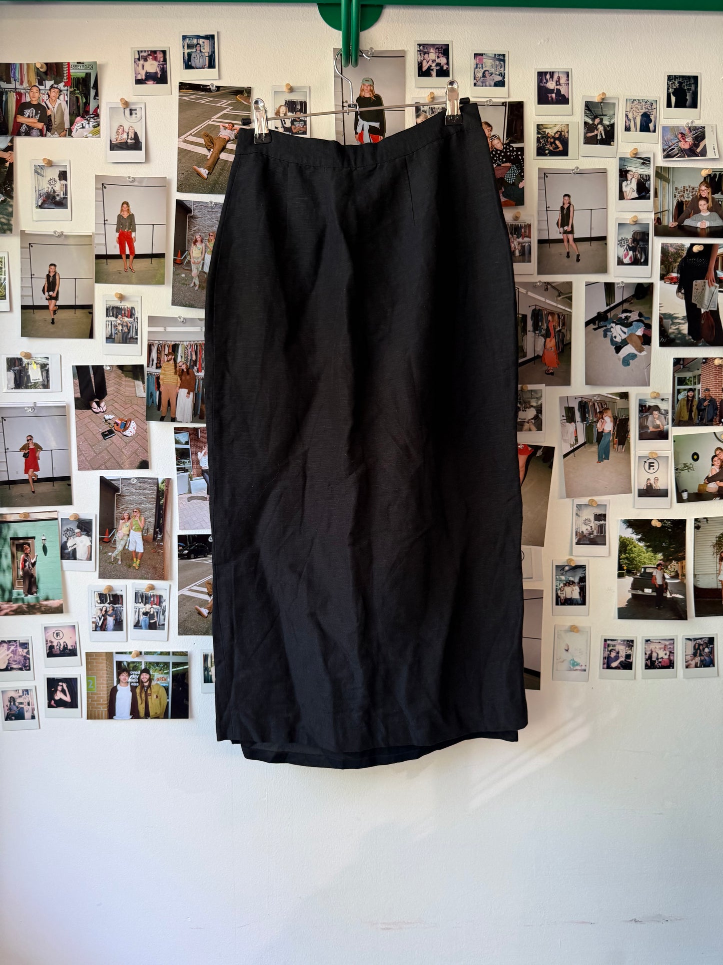 reflections  linen midi skirt  Skirt