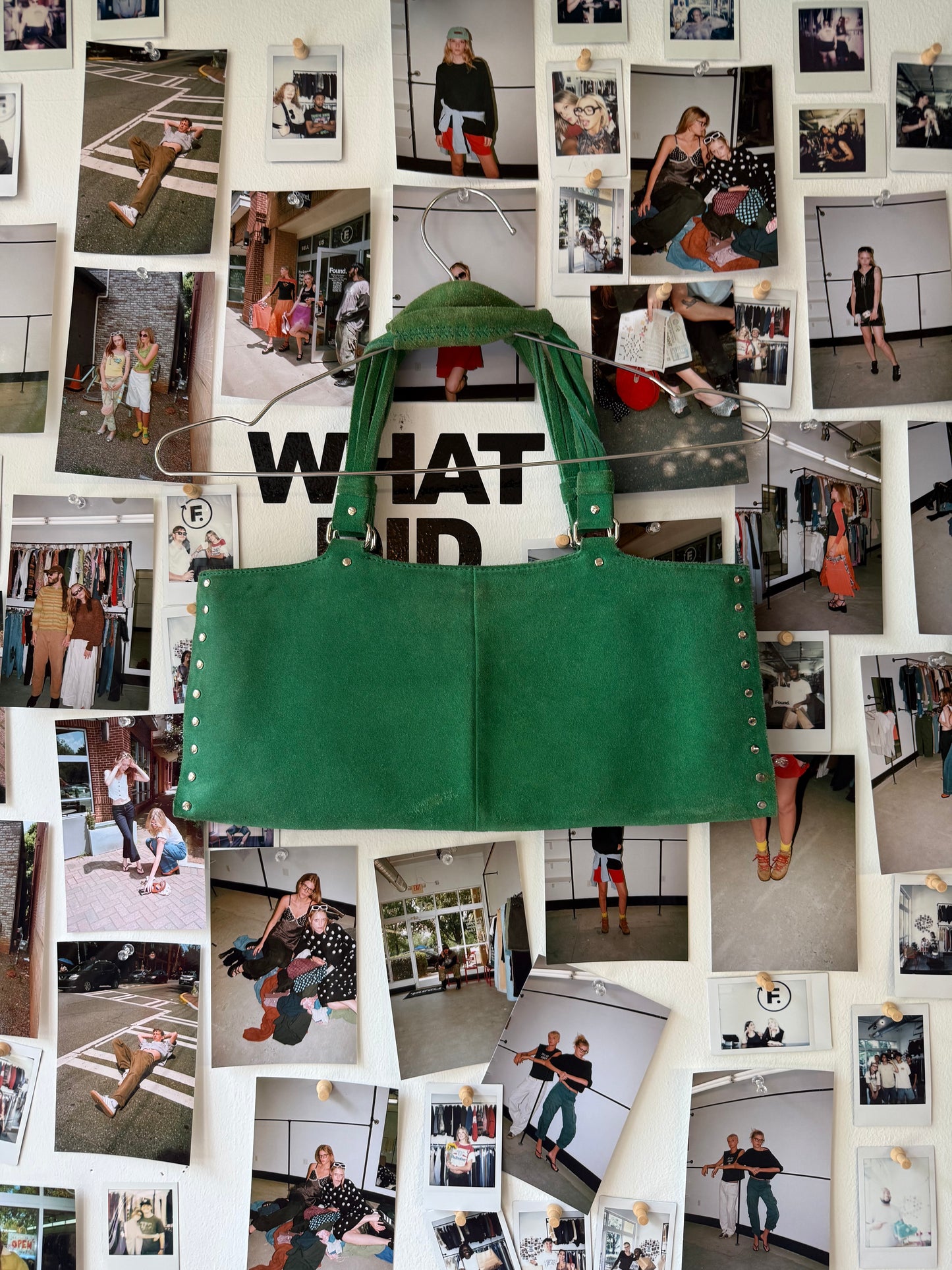Banana republic  leather purse green  Accesories