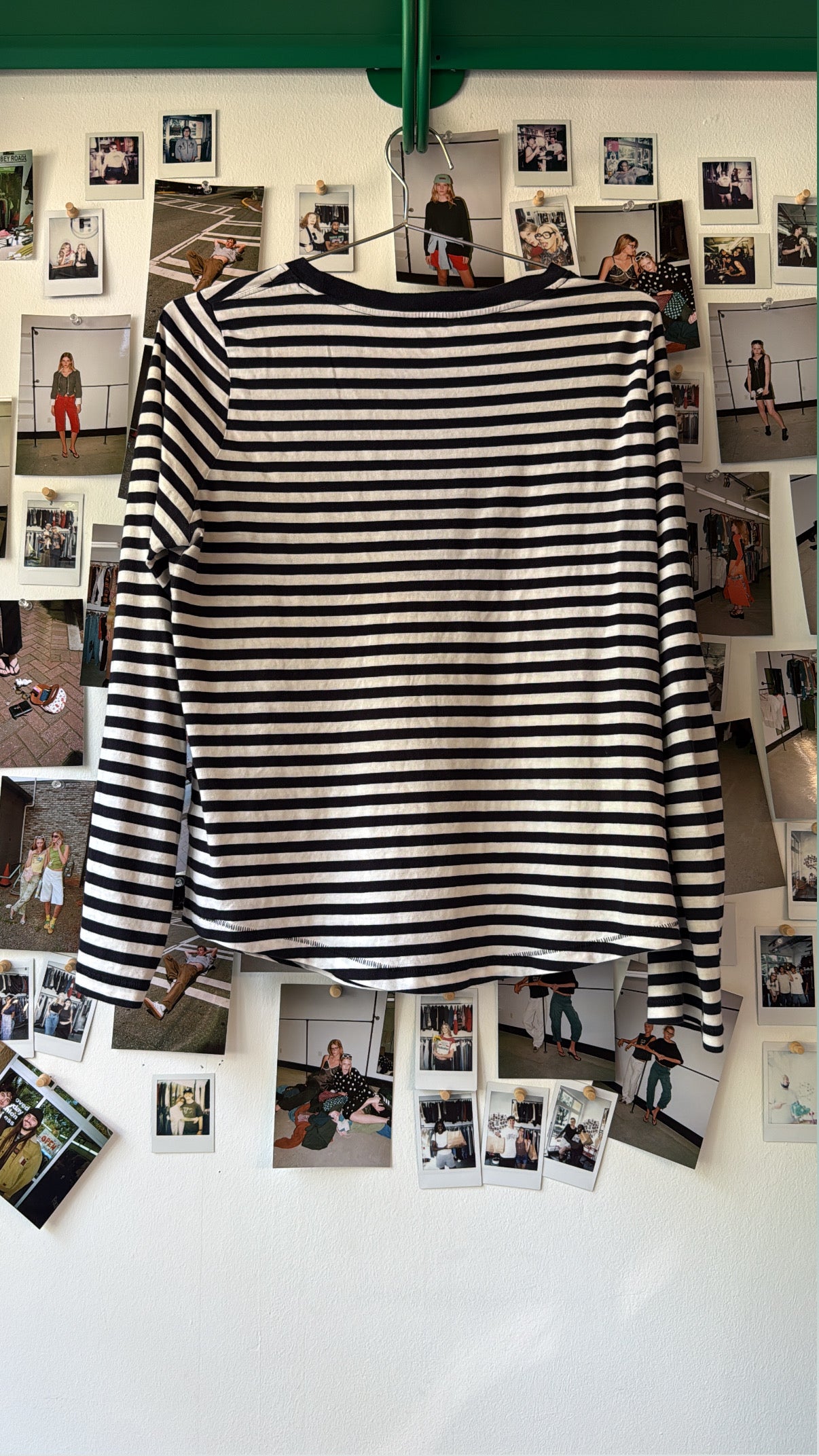cos   striped ls top Tops