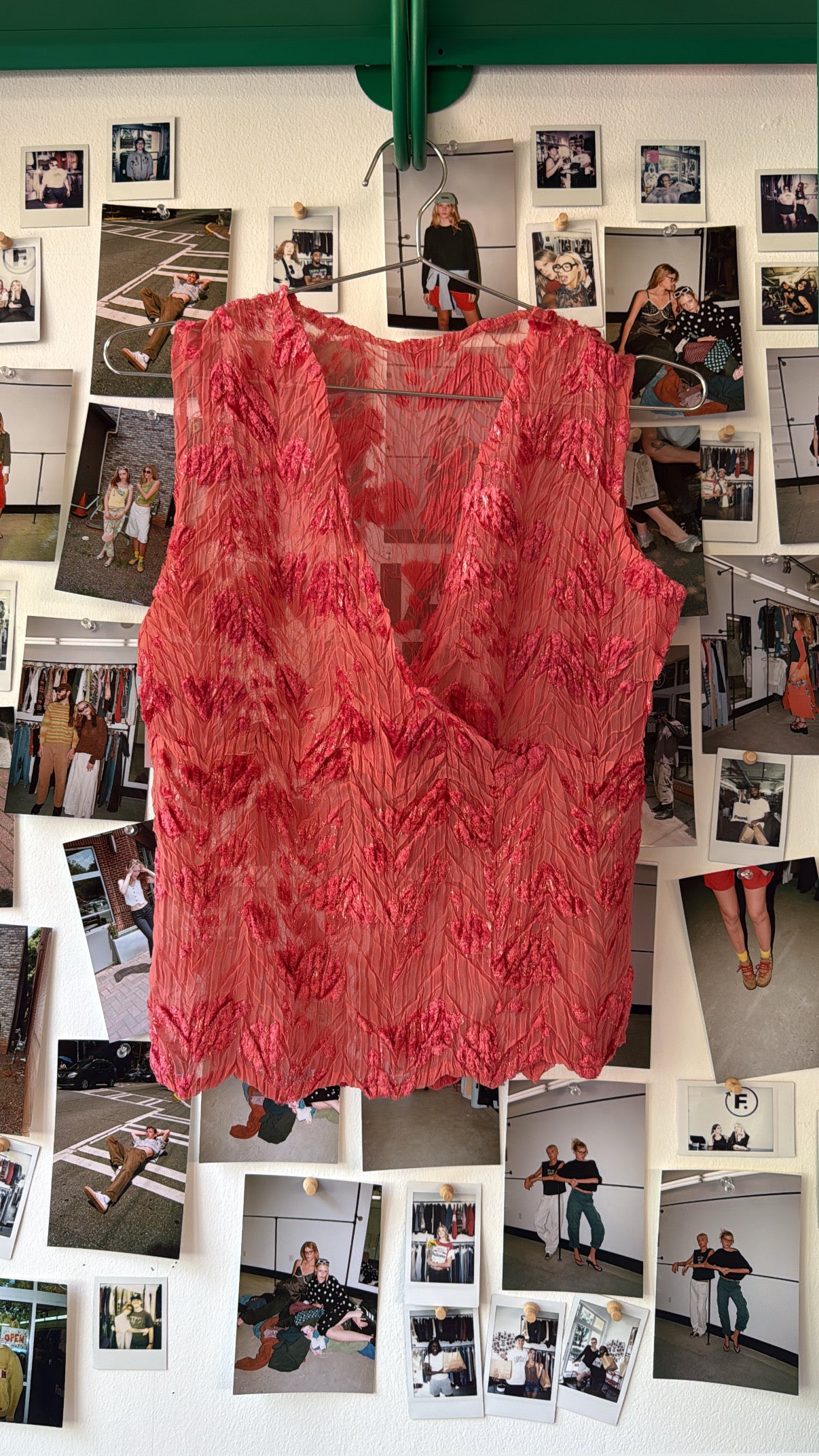 sheer floral tank  Tops