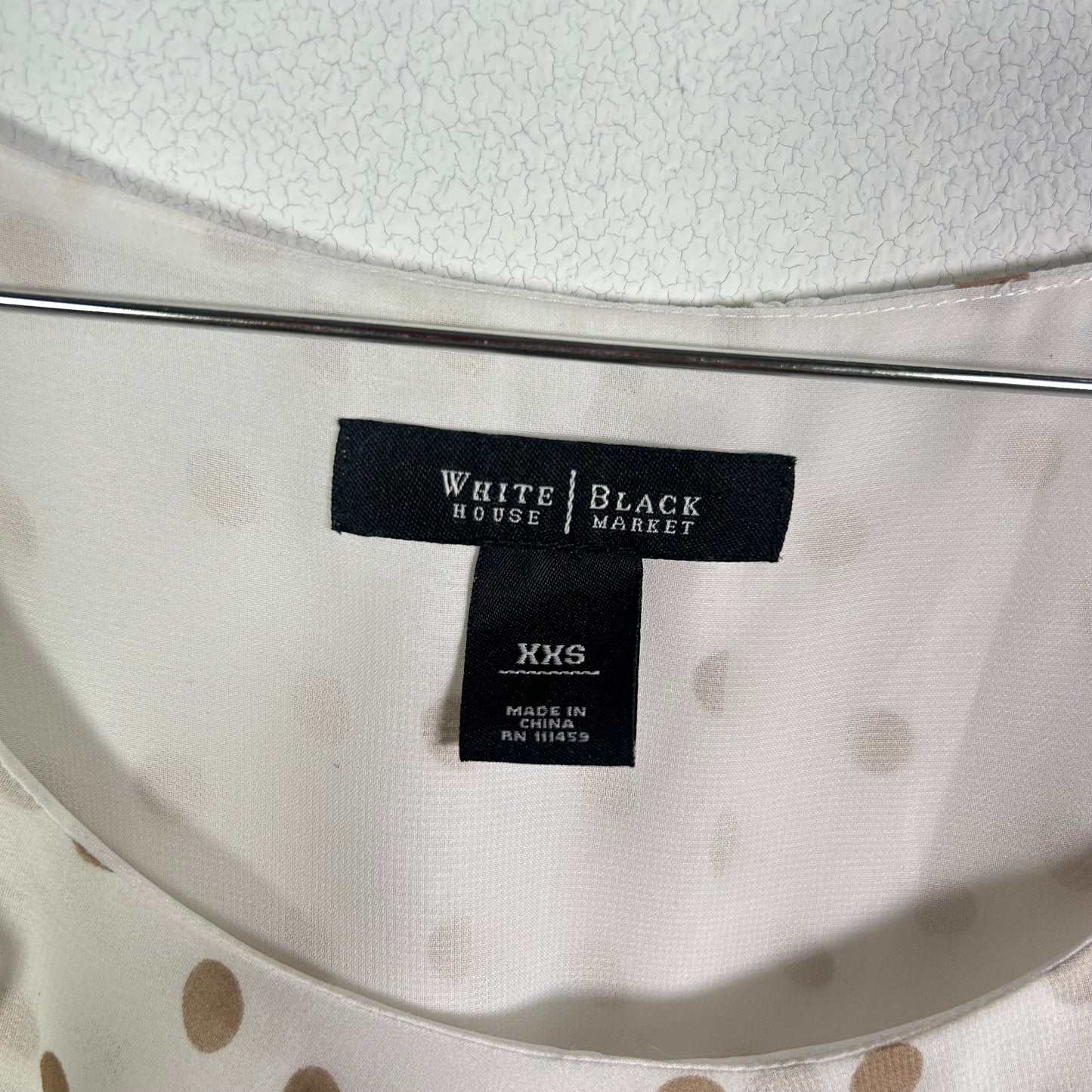 White House black market  polka dot tank  Tops