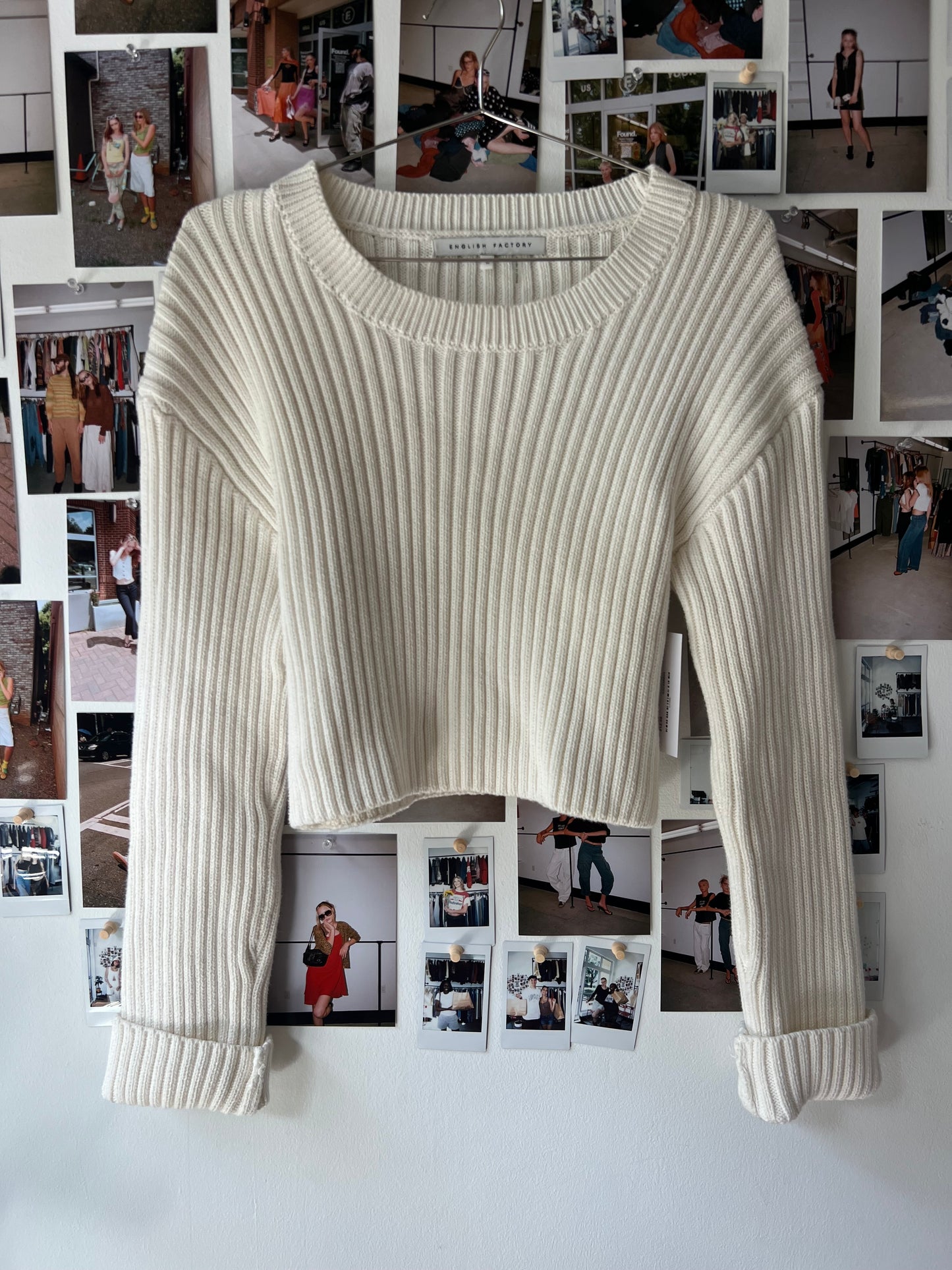 English Factory ribbed sweater Tops
