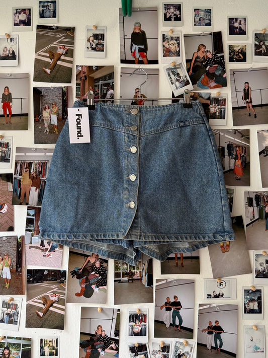 true blue  denim skort  Bottoms