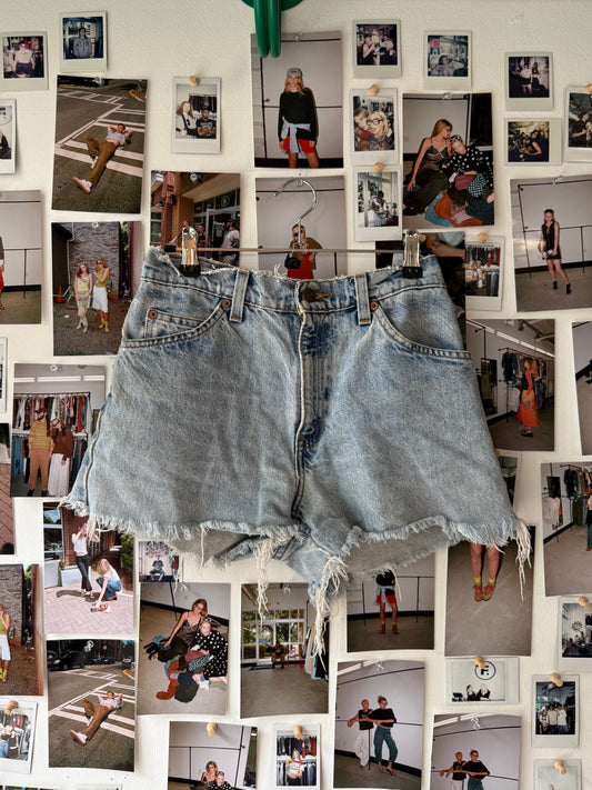 Levis ORANGE TAB  cut off denim shorts  Bottoms