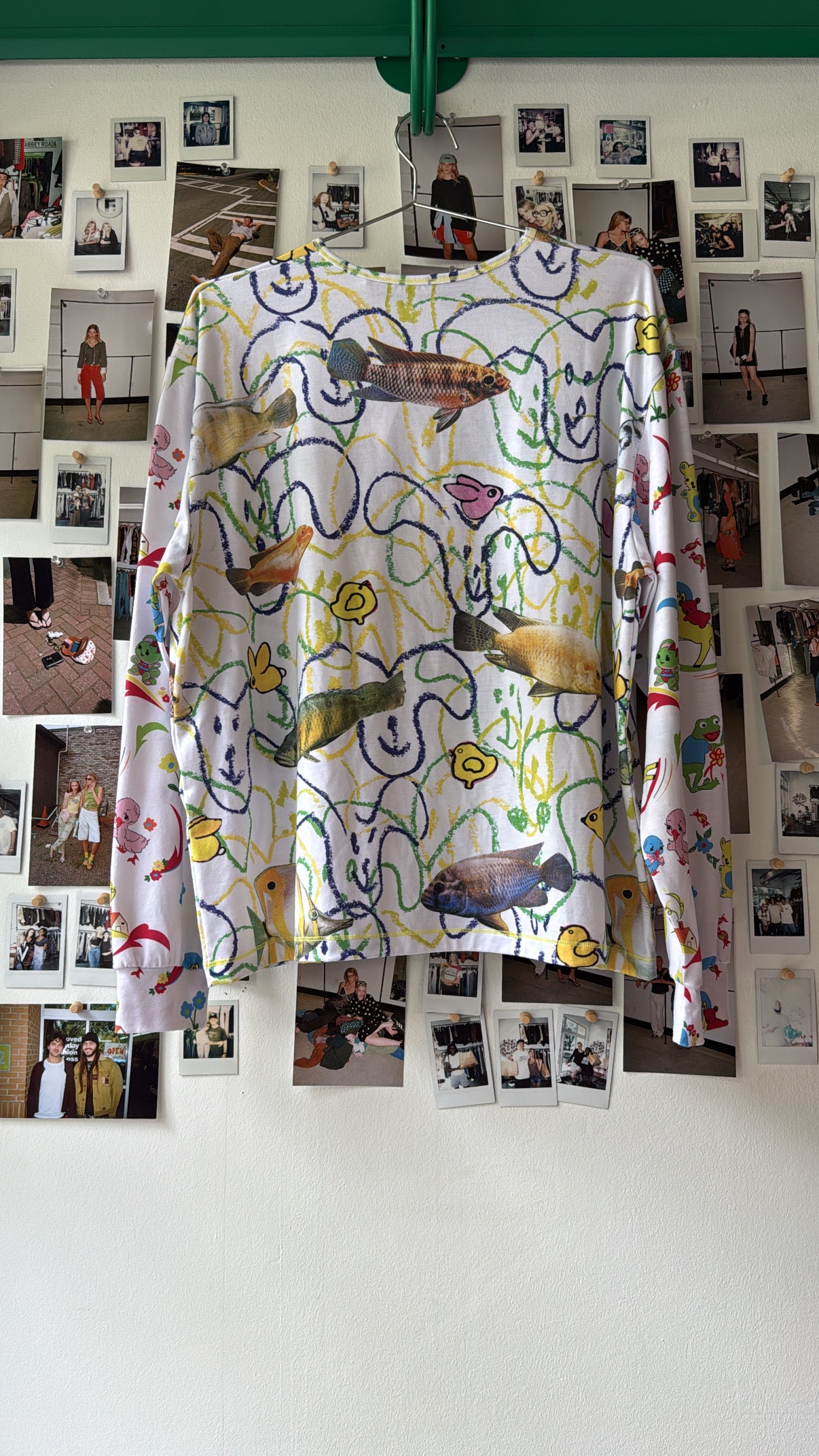 chopova lowena graphic longsleeve top  Tops