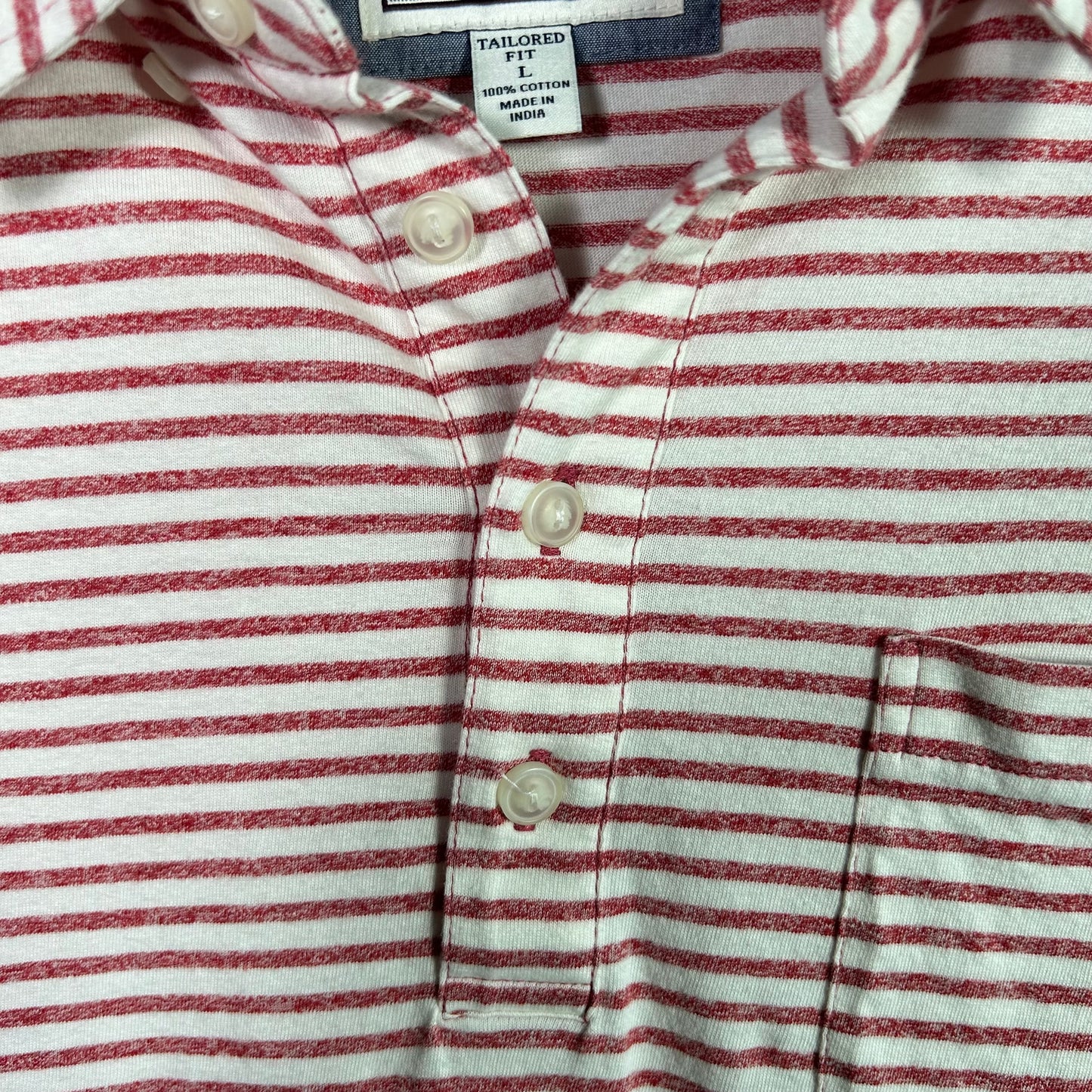 Jos A Bank striped ss polo shirt Tops