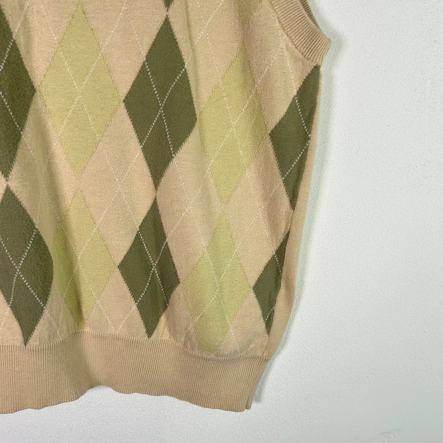 saddlebred Argyle knit vest  Tops