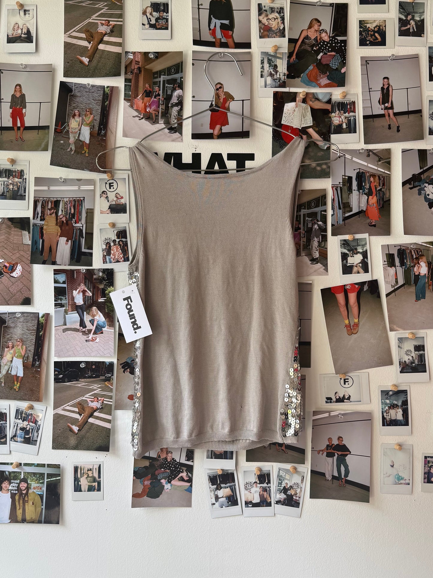 Jeanology Sequin Tank Tops