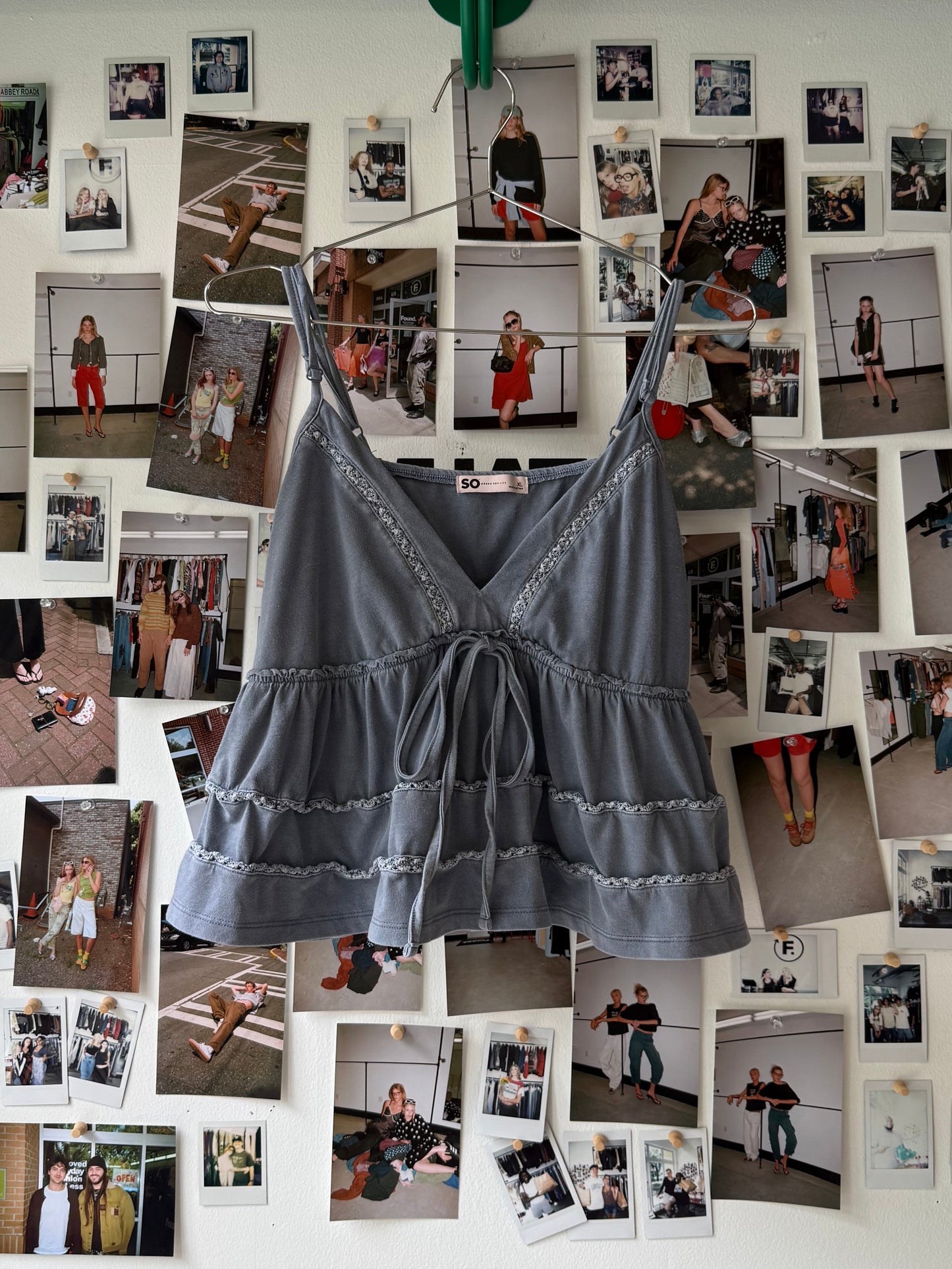 SO  ruffle cami  Tops