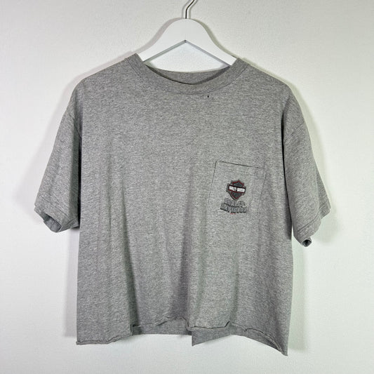 Harley Davidson cropped graphic tee Tops