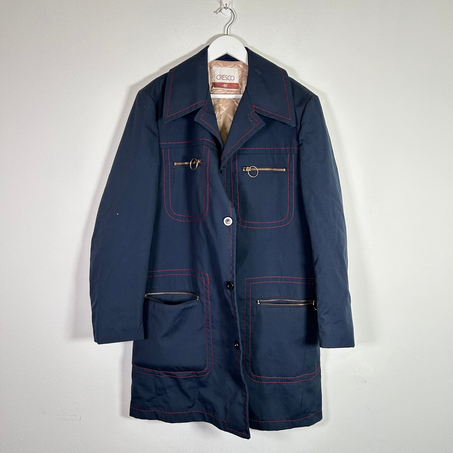 Cresco button up trench coat Outerwear