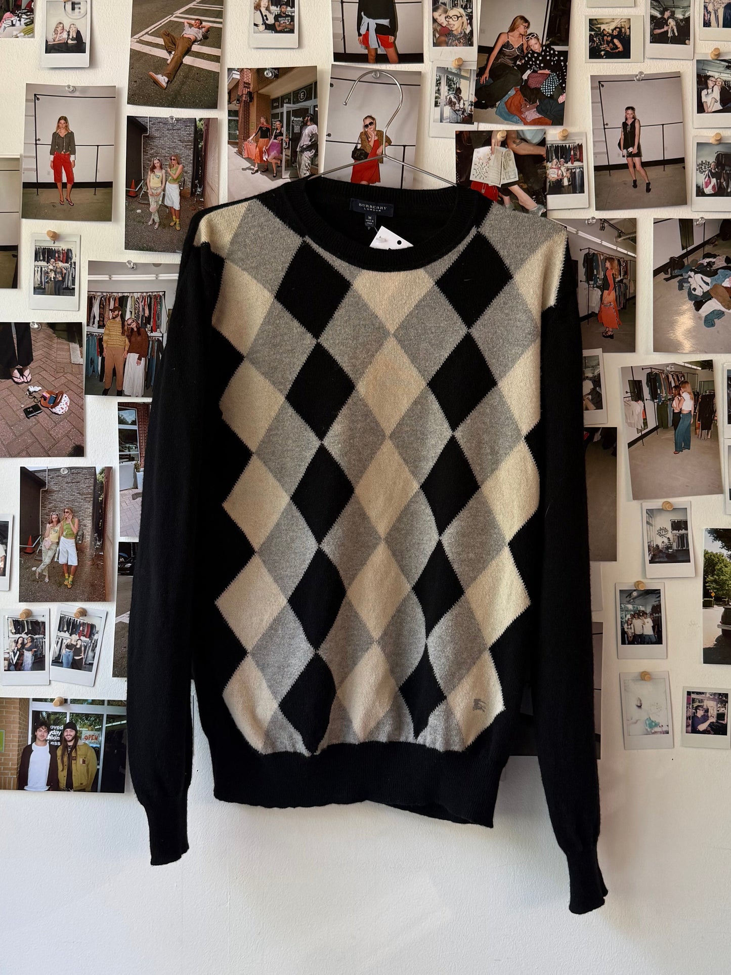 Burberry  Argyle Sweater Tops