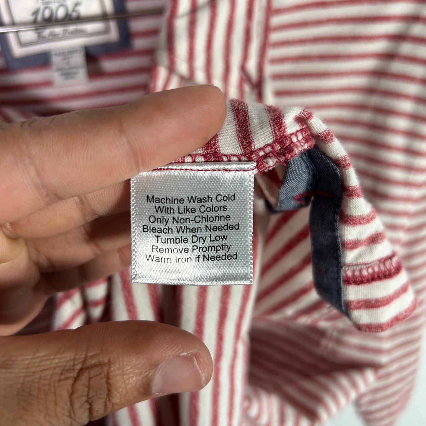 Jos A Bank striped ss polo shirt Tops