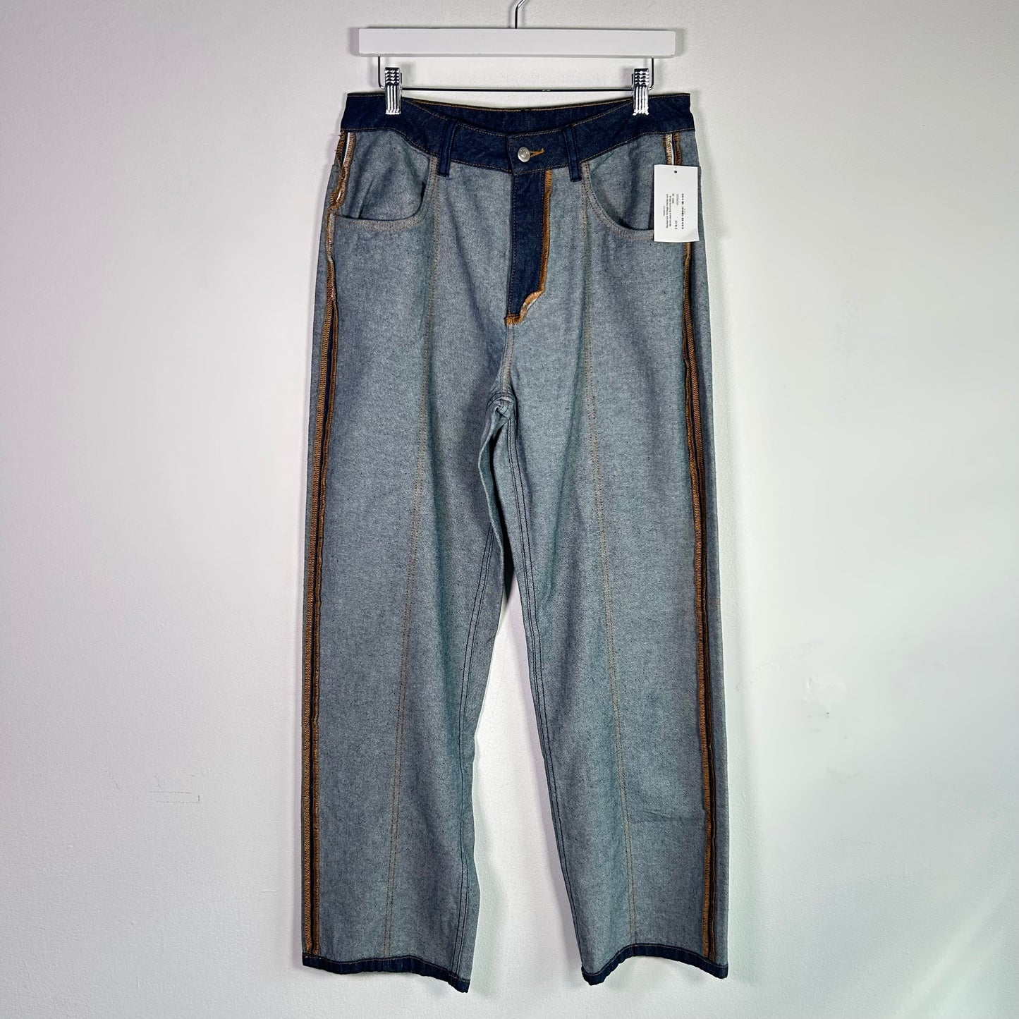 Reclaimed Vintage inside-out denim jeans Bottoms