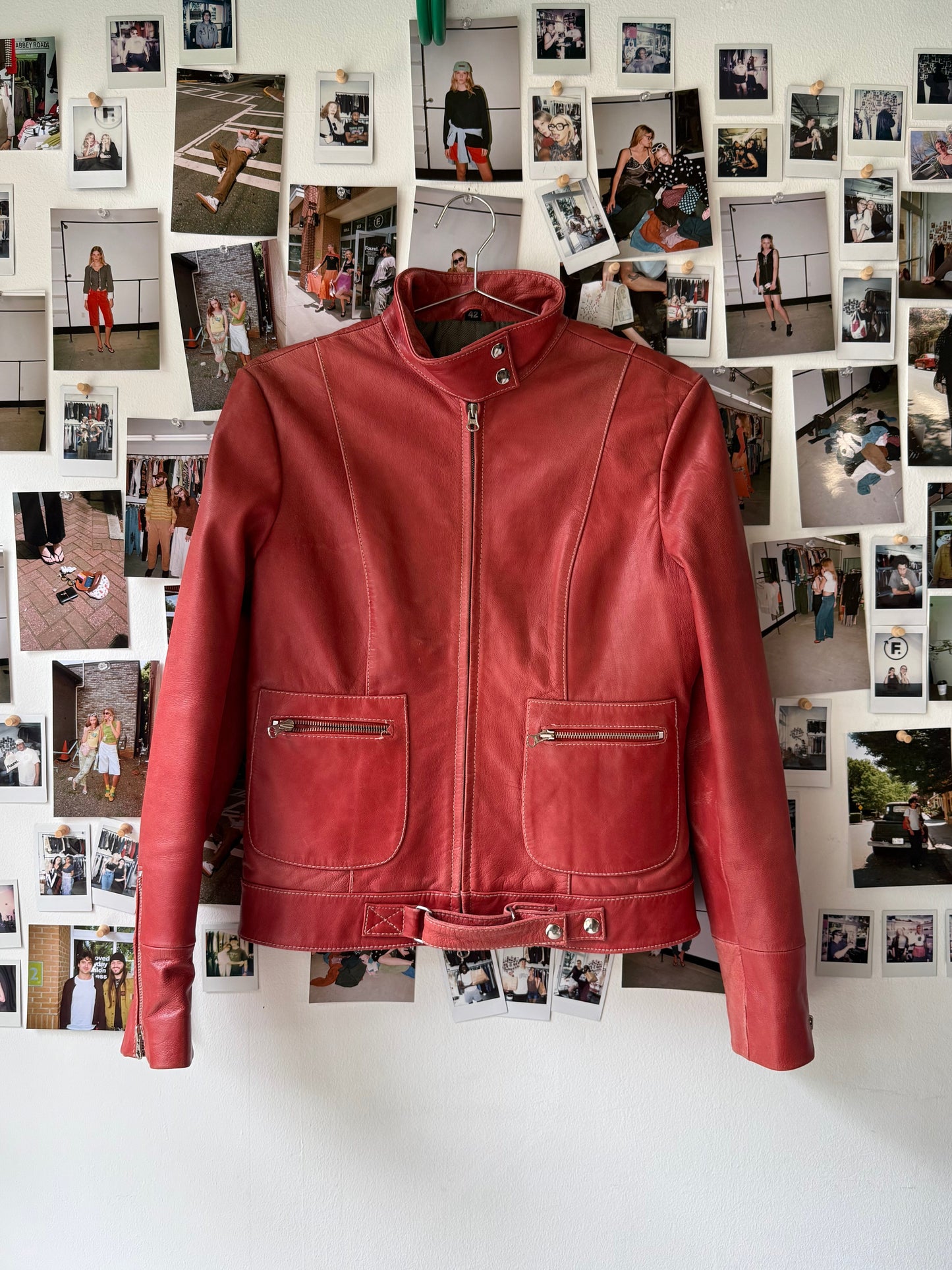 SWL  leather jacket  Tops
