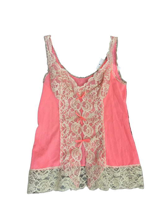 Unbranded vtg mesh lace tanktop Tops