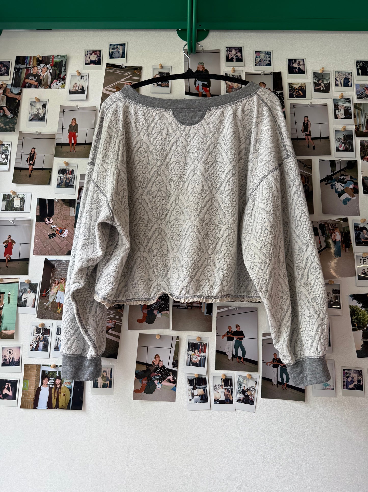 free people  lace crewneck Tops