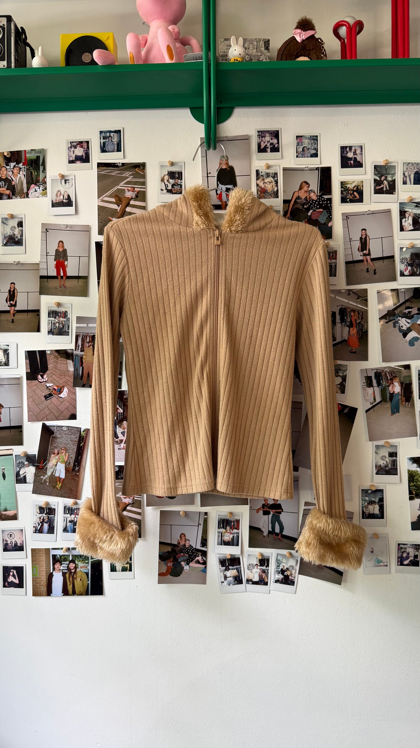 Fashion Bug Faux fur hoodie  Tops