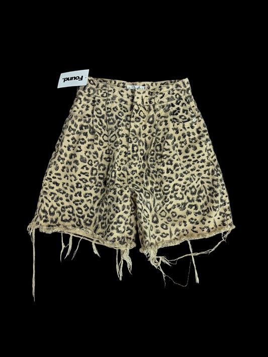 We the Free cheetah print shorts cutoff Bottoms