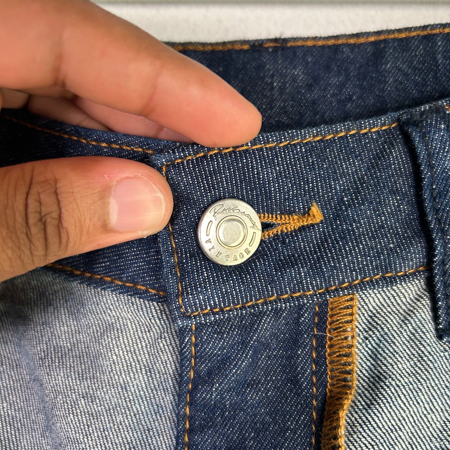 Reclaimed Vintage inside-out denim jeans Bottoms