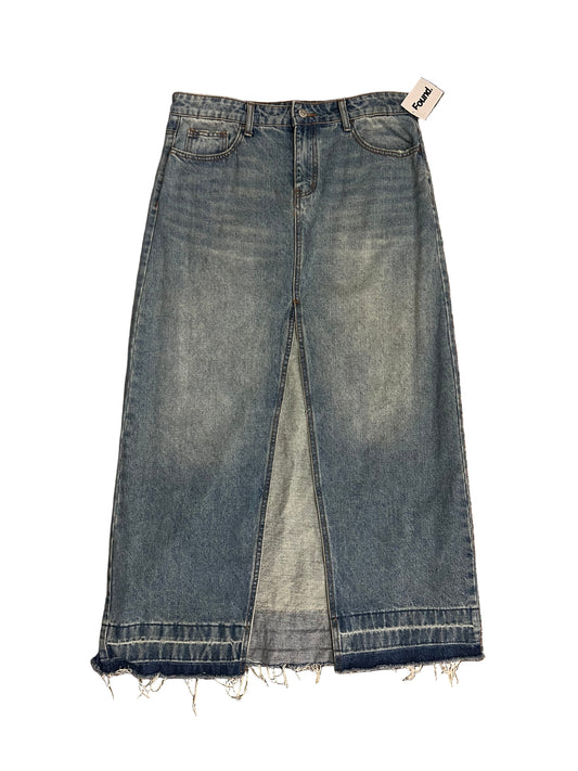 bdg denim maxi skirt w/ middle slit Skirt