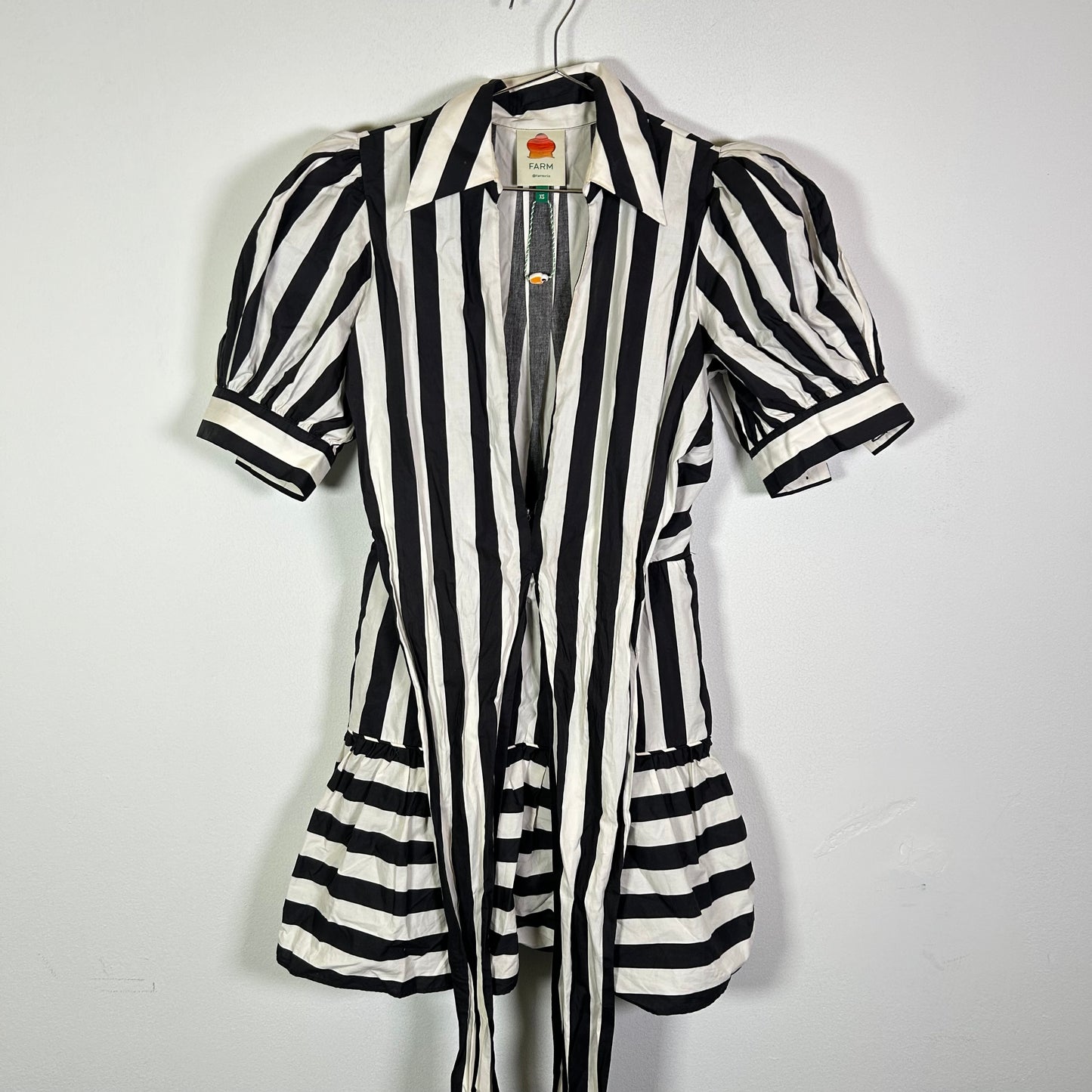Farm Rio striped mini dress Dresses