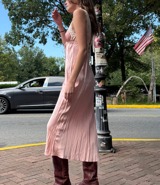 rumored lace slip maxi Skirt