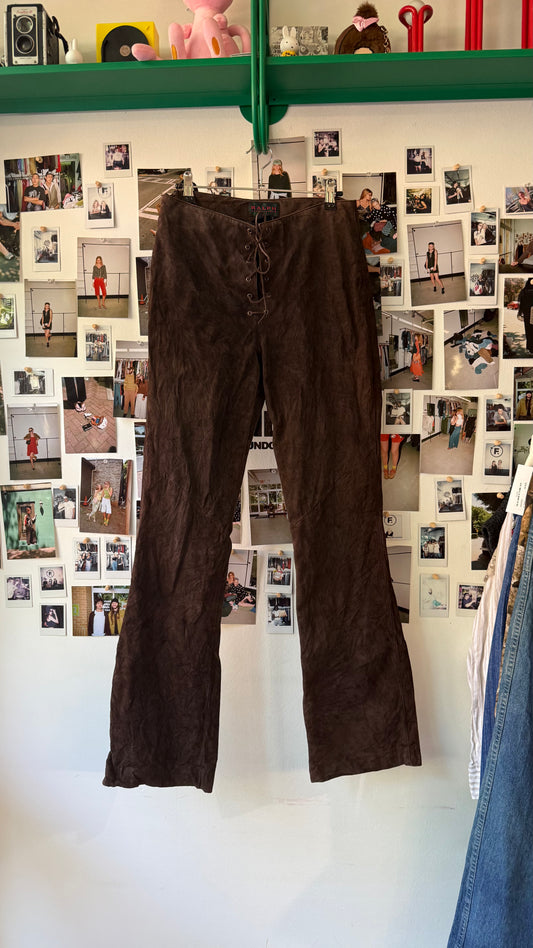 Ralph Leather Pants Bottoms