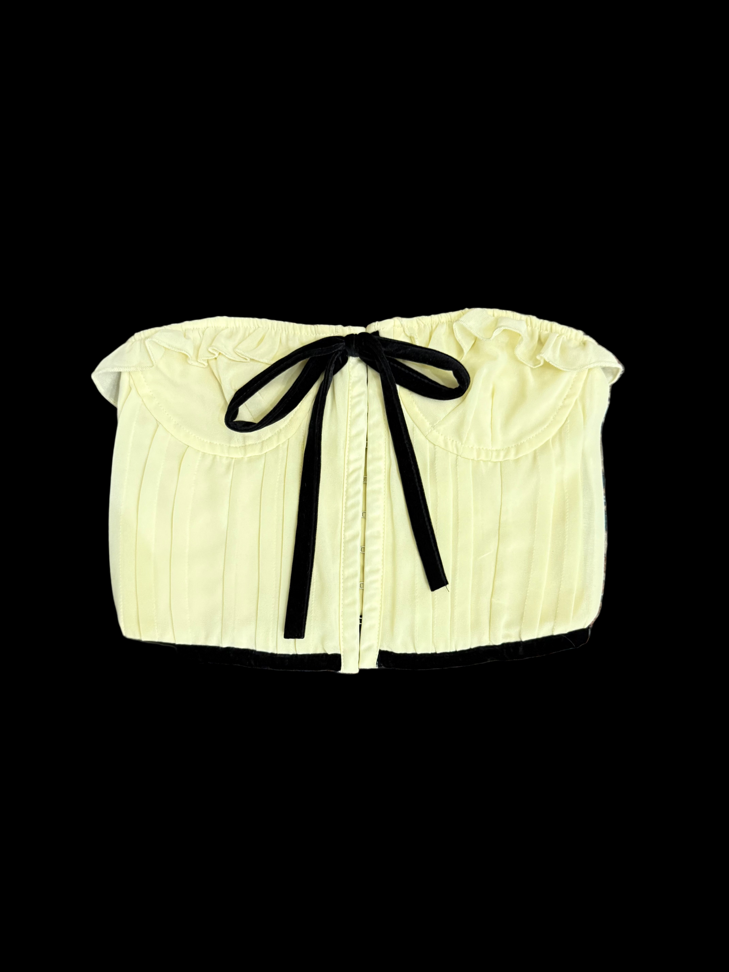 beverly & beck  corset strapless bow top Tops