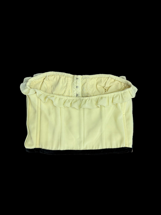 beverly & beck  corset strapless bow top Tops