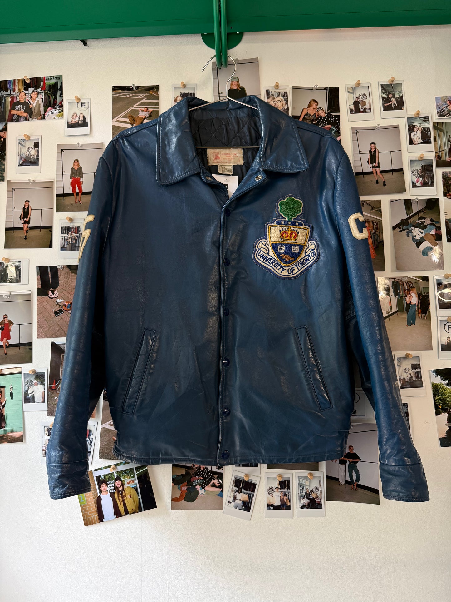university of Toronto  vintage leather jacket  Outerwear