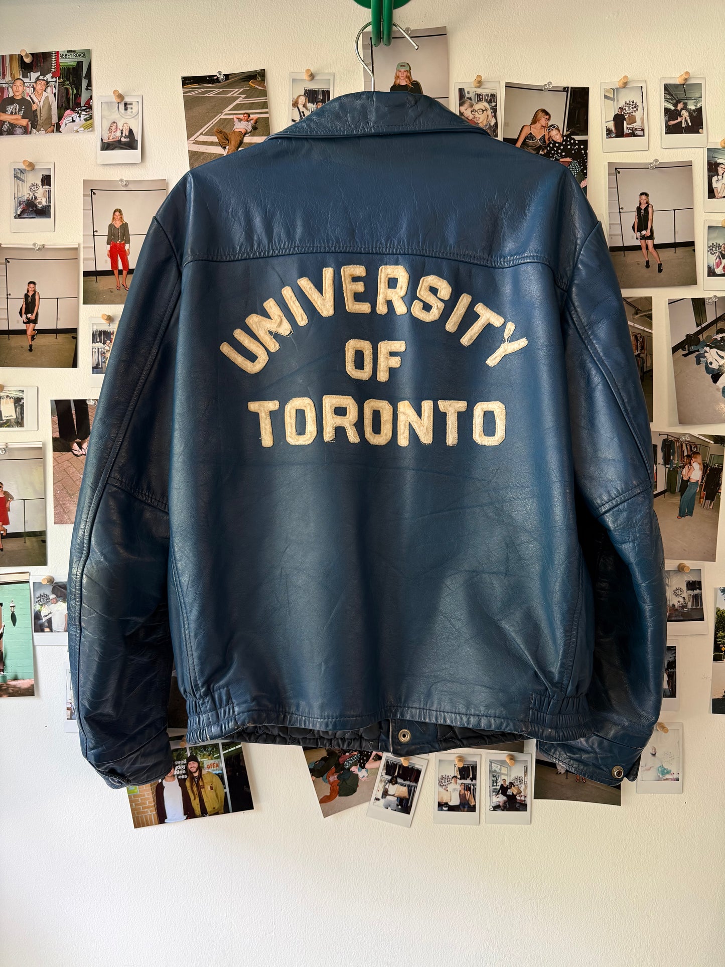 university of Toronto  vintage leather jacket  Outerwear