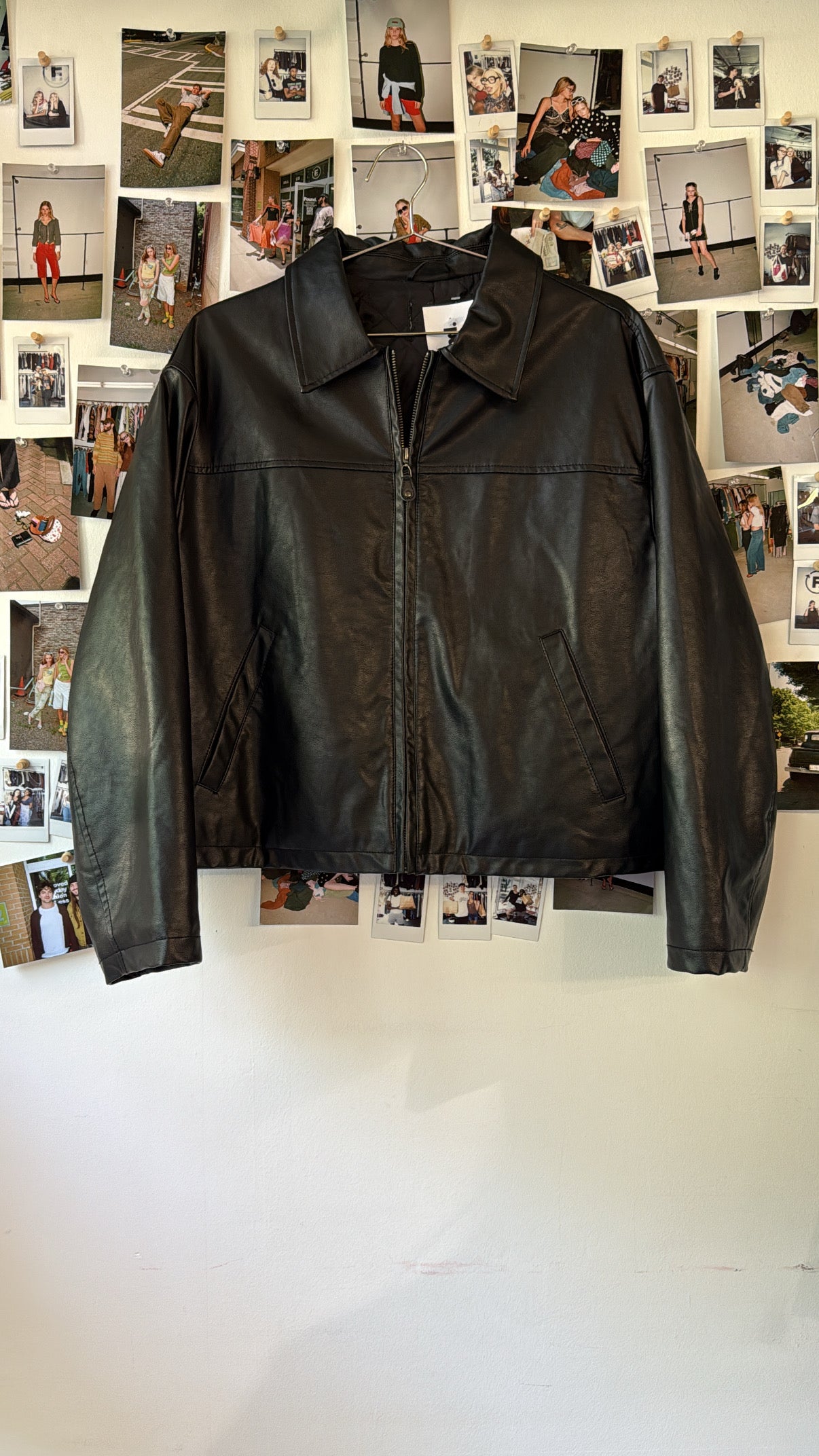faux leather jacket  Outerwear