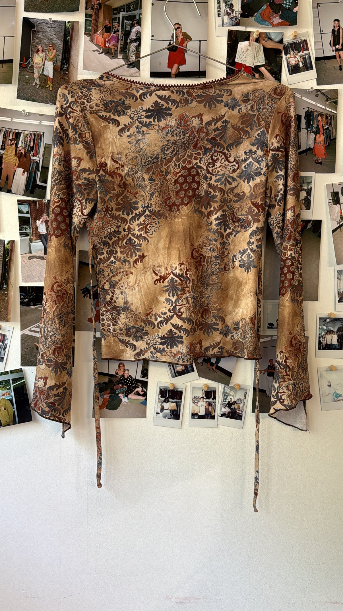 self esteem  pattern blouse  Tops