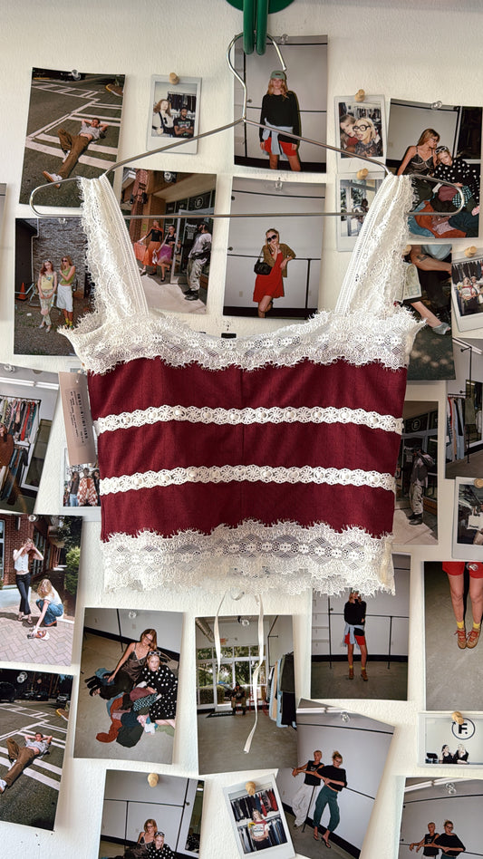 Loba  lace tank  Tops