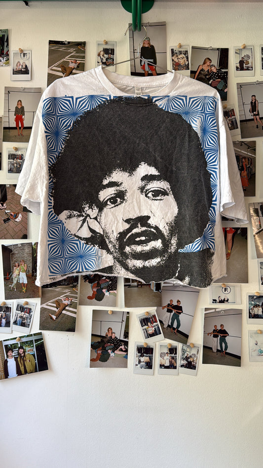 Hendrix Cropped Graphic Tee Tops