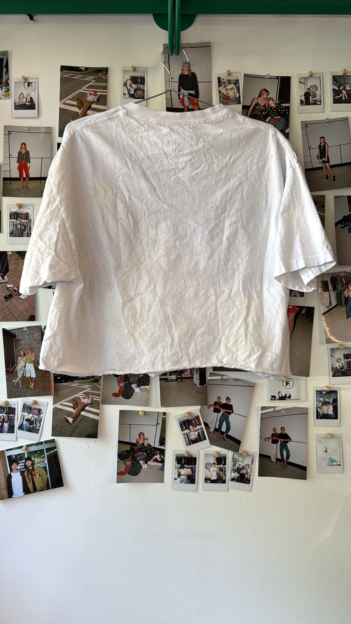 Hendrix Cropped Graphic Tee Tops