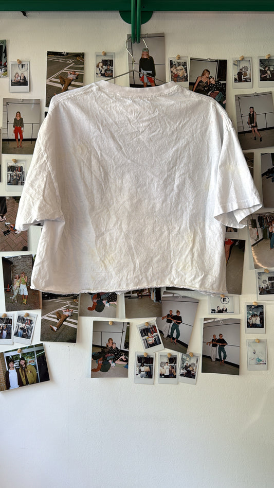 Hendrix Cropped Graphic Tee Tops