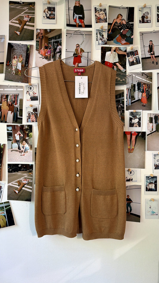 Staud  pearl vest  Tops