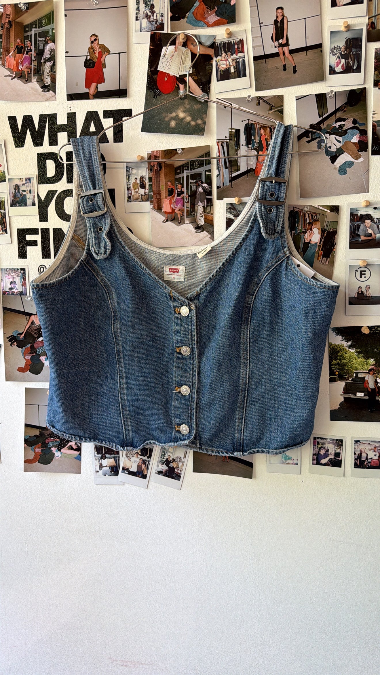 Levis Denim Vest Tops