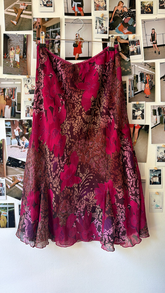 Biyaycda Patterned Maxi Skirt