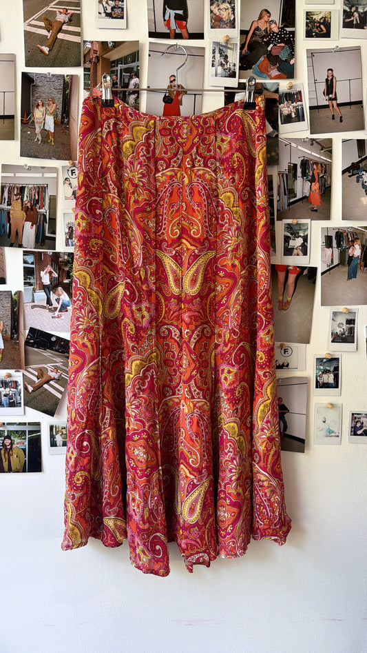 Talbots Patterned Maxi Skirt
